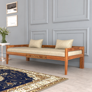 onija Solid Wood Divan Bed for Living Room