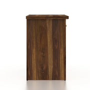 Onija Sheesham Wood Study Desk with Cane Cabinet