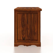 Onija Sheesham Wood Study Desk with Drawers & Tile Cabinet