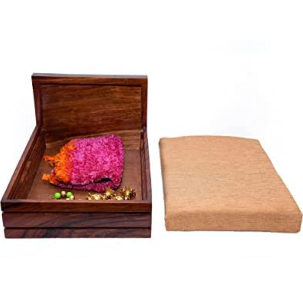ONIJA  Ladu Gopal Storage Bed, Smallsingle, Rosewood, Polished wood, Brown