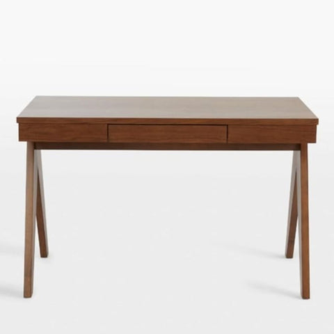 Wooden Finish Study Table for Students Laptop Office Desk Workstation Writing Tables for Study Room