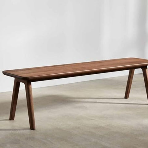 ONIJA Sheesham Wood Dining Bench, 100 cm, Living Room Furniture