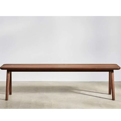ONIJA Sheesham Wood Dining Bench, 100 cm, Living Room Furniture