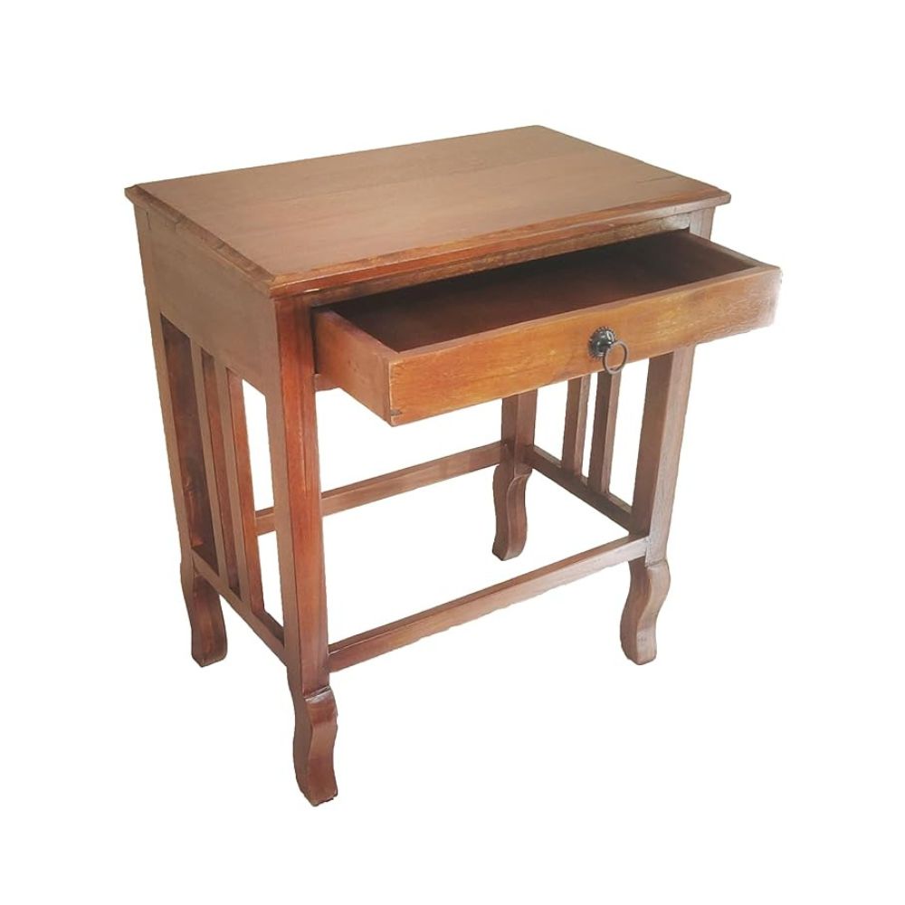 ONIJA  Vintage Style Console Table with Drawer