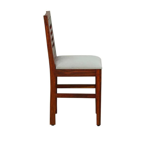 ONIJA Furniture Wood Dining Chair Single only | Wooden Chair, Students Study Chair | Home & Office Chairs | Outdoor Chair | Dining Room Furniture | Honey Finish |Solid sheesham Wood