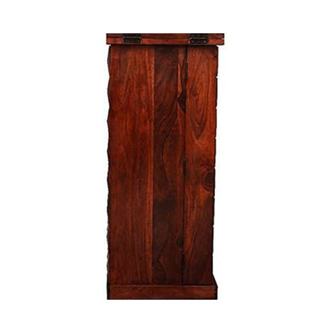 ONIJA Solid Sheesham Wood Bar Cabinet