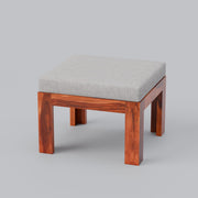 Onija Solid Wood Cane Coffee Table with Hidden Seating | Natural