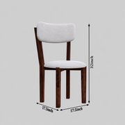 Modern Wooden Dining Table Set with 4 Chairs