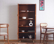 onija Boston Solid Wood Four Door Crockery Unit Kitchen Cabinet