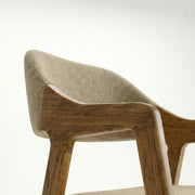 4 Seater Wooden Dining Table Set with Glass Top
