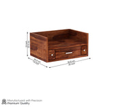 Montheris Sheesham Wood Home Temple (Honey Finish)