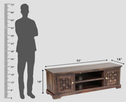 ONIJA Sheesham Wood Two Door TV Cabinet