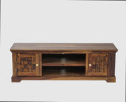 ONIJA Sheesham Wood Two Door TV Cabinet