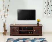 ONIJA Sheesham Wood Two Door TV Cabinet