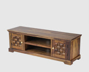 ONIJA Sheesham Wood Two Door TV Cabinet