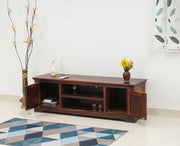 ONIJA Sheesham Wood Two Door TV Cabinet