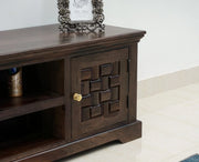ONIJA Sheesham Wood Two Door TV Cabinet