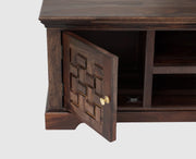 ONIJA Sheesham Wood Two Door TV Cabinet