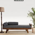 Solid Sheesham Wood Sofa 3 Seater Sofa Diwan Bed